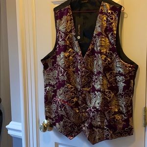 NWT Men’s XL Single Breasted Dress Vest